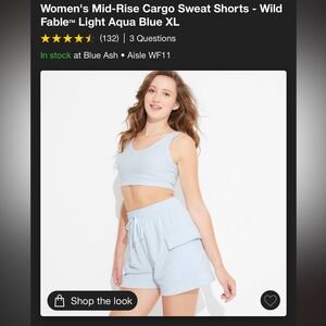 Set of 2 Target Cargo Sweatshorts